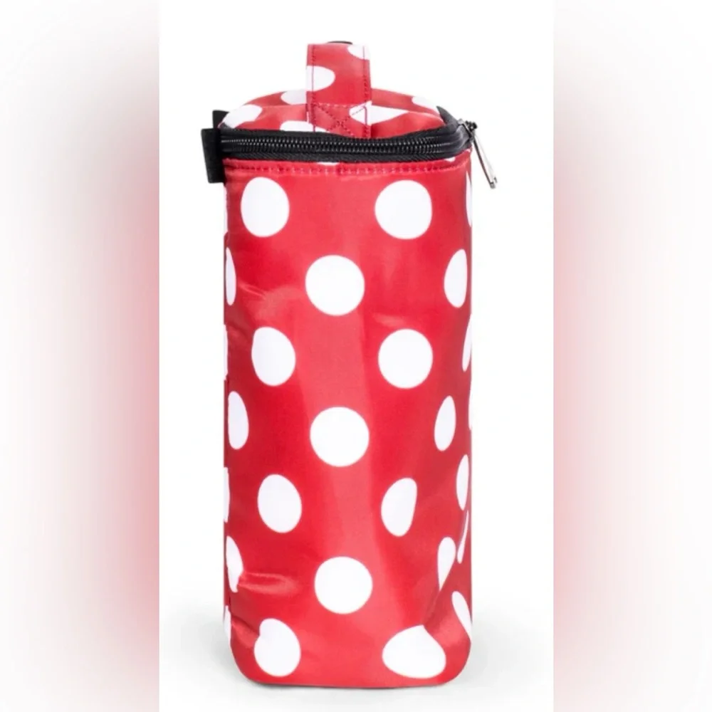 Lug Dolly Cosmetic Bag. Crimson Large Dot. NWT still in plastic